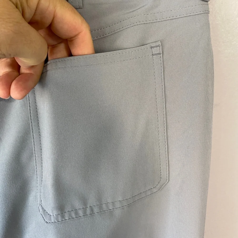 Walter Hagen Mens Perfect 11 Golf Pants Mid Grey 34x34 5-Pocket Stretch New